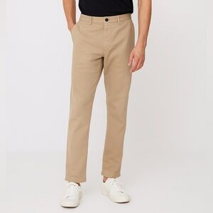 Mr. Porter Slim Fit Pants Men’s 30 Sand Cotton Stretch Smart Casual Modern